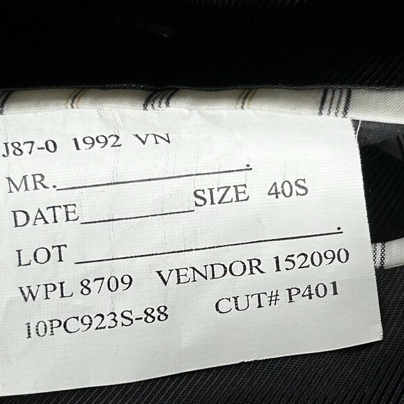 Stafford Wool Blazer Mens 40S Charcoal Gray Wool Jacket Sport Coat Casual Office - Picture 5 of 13